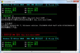 KMS激活工具 ConsoleAct v3.4 汉化版