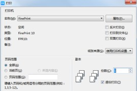 虚拟打印机 FinePrint v12.03